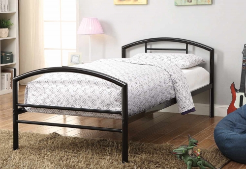 Baines Twin Size Bed - Black