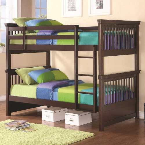 300099 Twin Bunk Bed - Cappuccino
