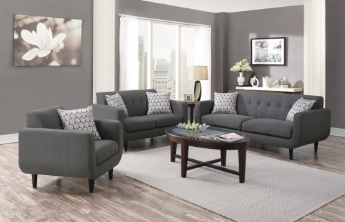 Stansall Sofa Set - Grey