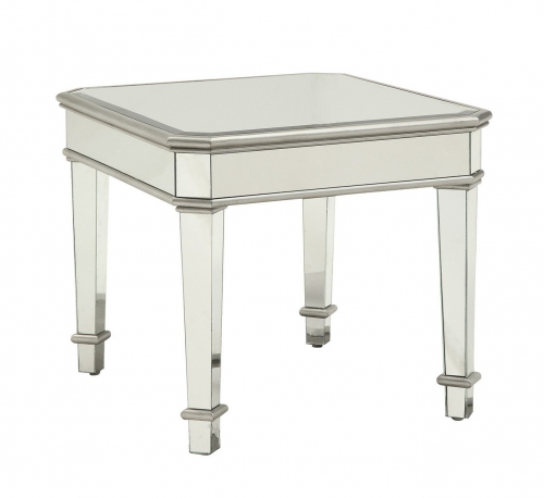 703937 End Table - Silver