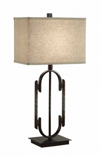 901534 Table Lamp - Dark Bronze/Antique Silver
