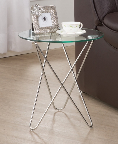 901914 Accent Table - Metal Glass