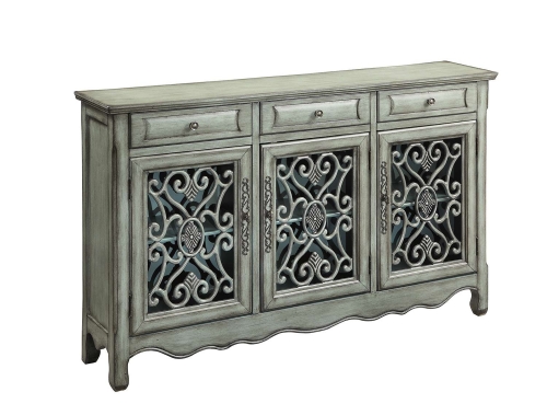 950357 Accent Cabinet - Antique Green