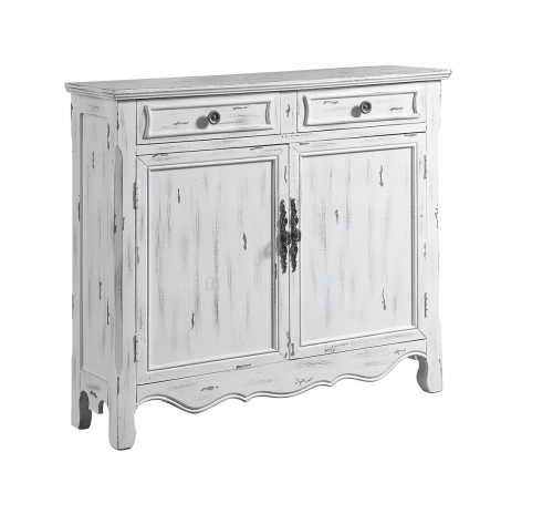 950737 Accent Cabinet - Distressed White