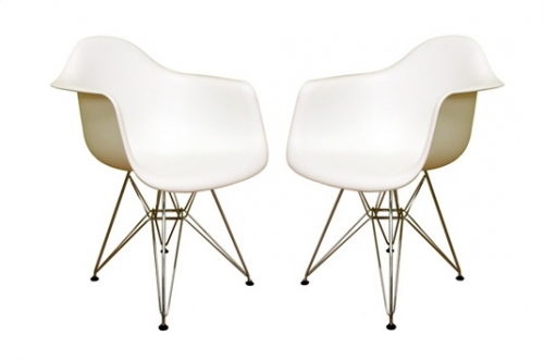 DC-622C White Accent Chair