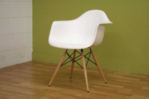 Pascal White Accent Chair