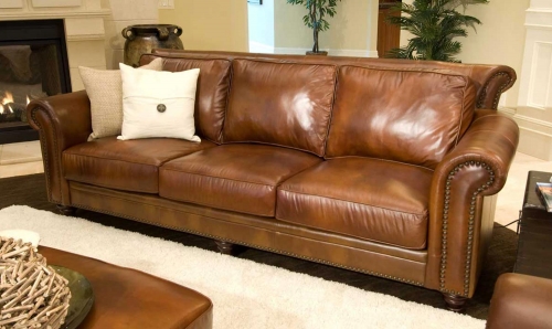 Elements Fine Home Furnishings Paladia, Rustic Leather Furniture