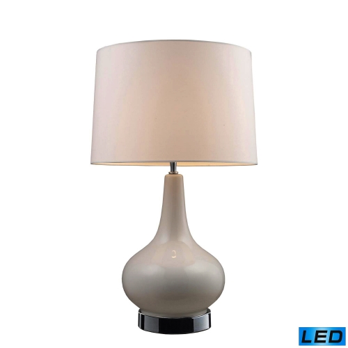 3935/1 -LED Continuum Table Lamp - White and Chrome