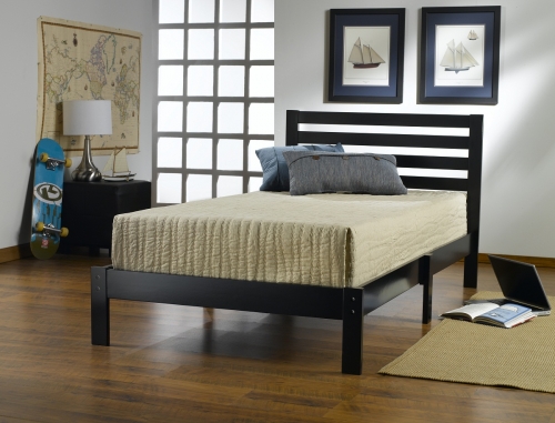 Aiden Twin Bed - Black