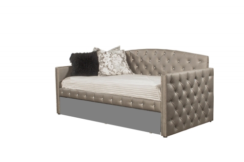 Memphis Daybed - Diva Pewter Faux Leather