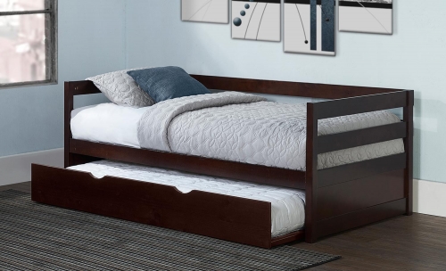 Caspian Daybed With Trundle - Chocolate