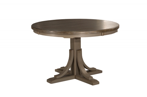 Clarion Round Dining Table - Gray Wirebrush