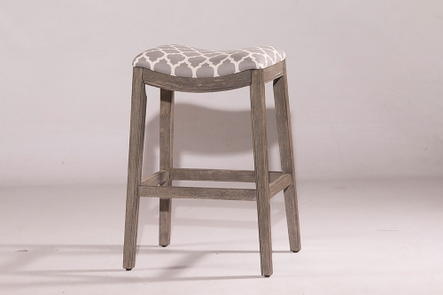Sorella Wood Backless Counter Height Stool - Weathered Gray