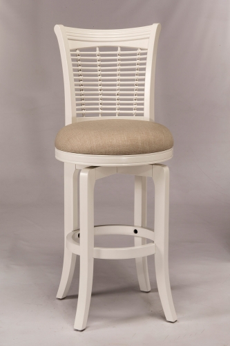 Hillsdale Bayberry Swivel Counter Stool - White