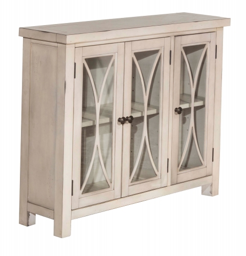 Bayside 3-Door Cabinet - Antique White