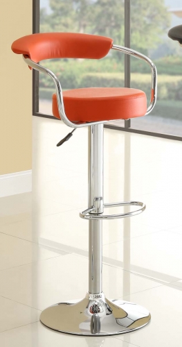1149RED Ride Swivel Stool - Red