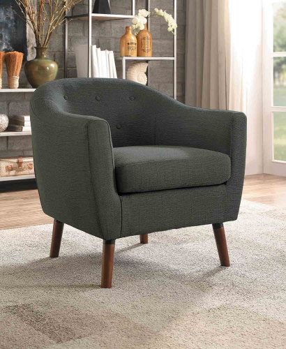 Lucille Accent Chair - Gray