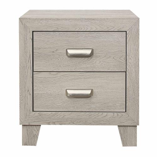 Quinby Night Stand - Light Gray