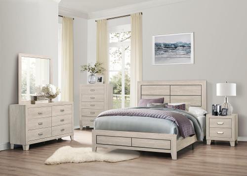 Quinby Bedroom Set - Light Gray