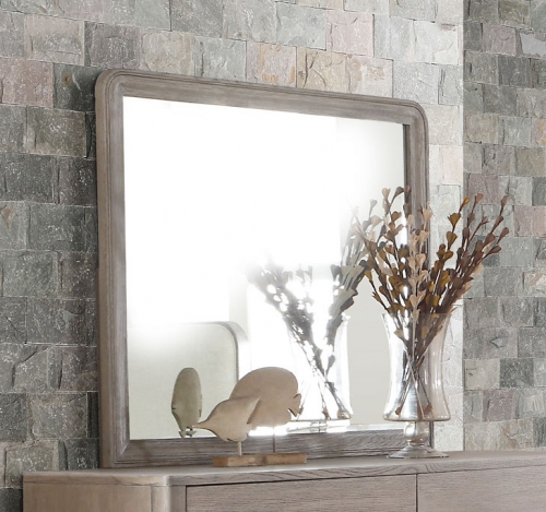 Homelegance Aristide Mirror - Gold and Weathered Grey