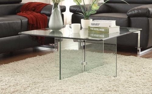 Homelegance Alouette Cocktail Table - Glass