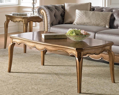 Chambord Cocktail/Coffee Table - Champagne Gold