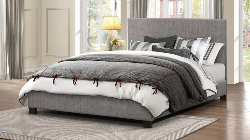Chasin Upholstered Platform Bed - Grey