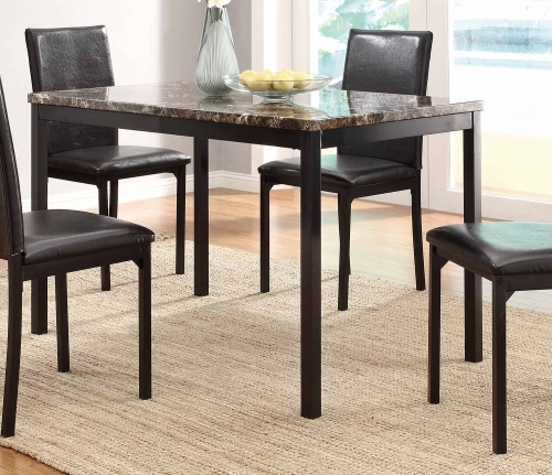 Homelegance Tempe Counter Height Table - Black Metal