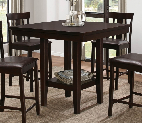 Homelegance Diego Counter Height Dining Table - Espresso