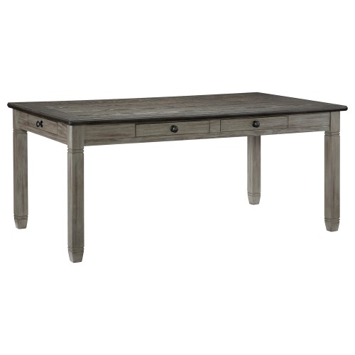 Homelegance Granby Dining Table - Antique Gray and Coffee
