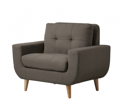 Deryn Chair - Polyester - Grey