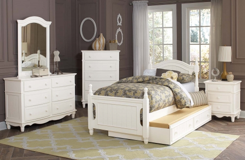 Homelegance Clementine Bedroom Set - White