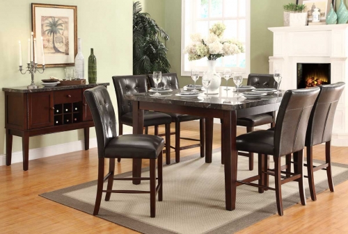 Decatur Counter Height Dining Set - Rich Cherry
