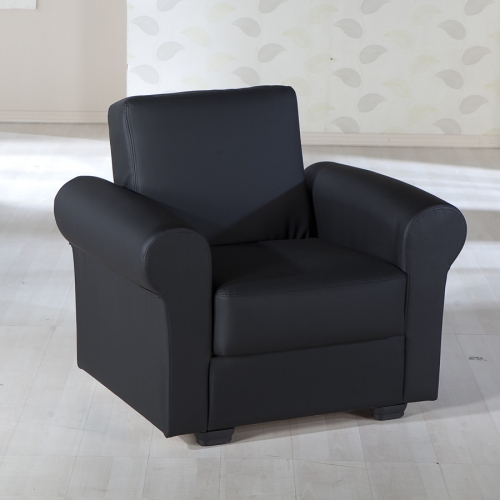 Floris Arm Chair - Escudo Black