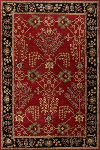 Poeme Chambery PM111 Red Area Rug