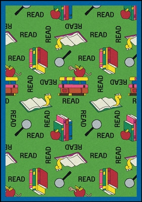 Joy Carpet Bookworm Rug - Green