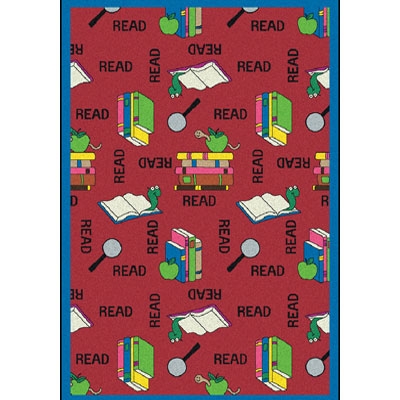 Joy Carpet Bookworm Rug - Red