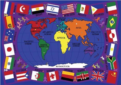 Flags of The World Rug