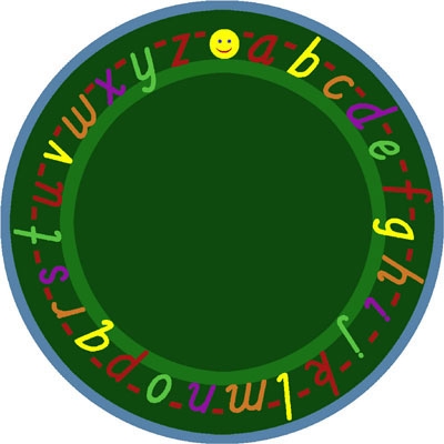 Alphascript Rug - Green