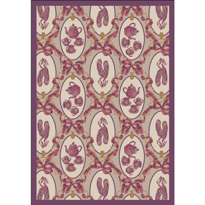 Ribbons and Bows Rug - Taupe