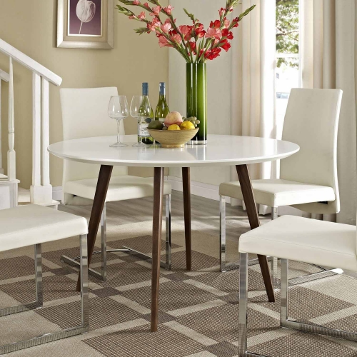 Canvas Dining Table - White