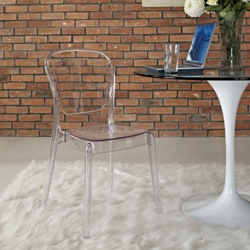 Entreat Dining Side Chair - Clear