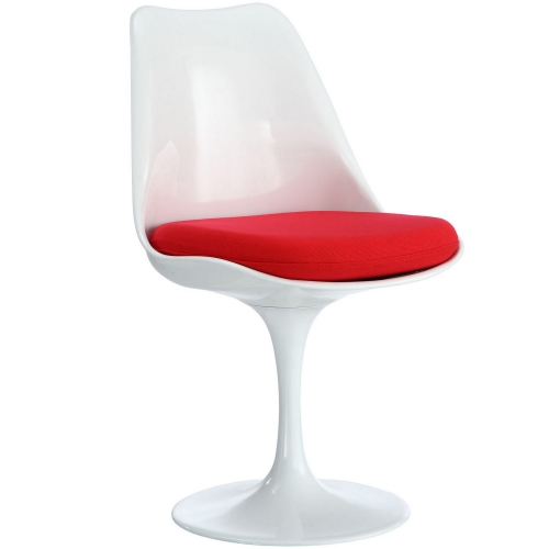 Lippa Dining Fabric Side Chair - Red