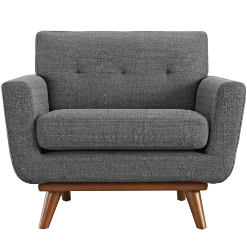 Engage Upholstered Armchair - Gray