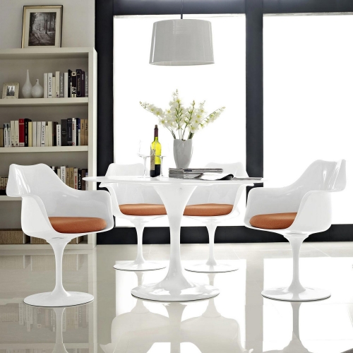Lippa Dining Armchair Set of 4 - Orange