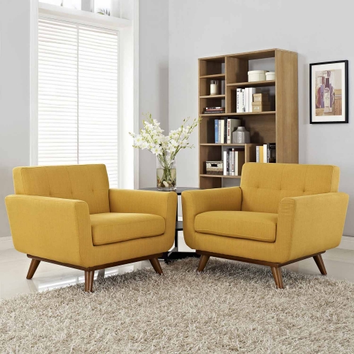 Engage Armchair Wood Set of 2 - Citrus