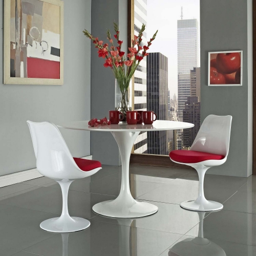 Lippa Dining Side Chair Set of 2 - Red