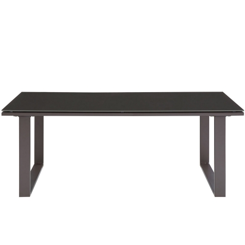 Fortuna Outdoor Patio Coffee Table - Brown