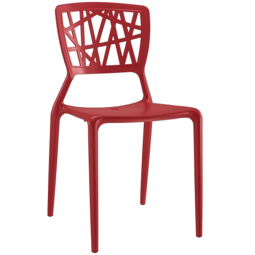 Modway Astro Dining Side Chair - Red