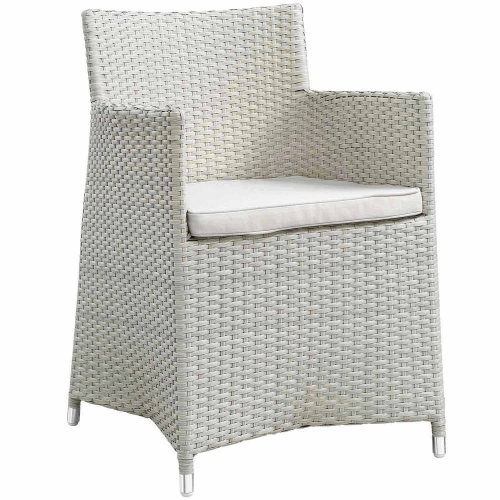 Junction Armchair Outdoor Patio Wicker Set of 2 - Gray/White